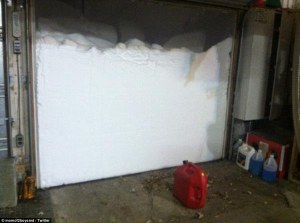 trapped in a snow storm