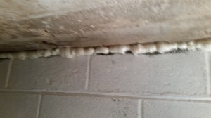 Seal all of the cracks